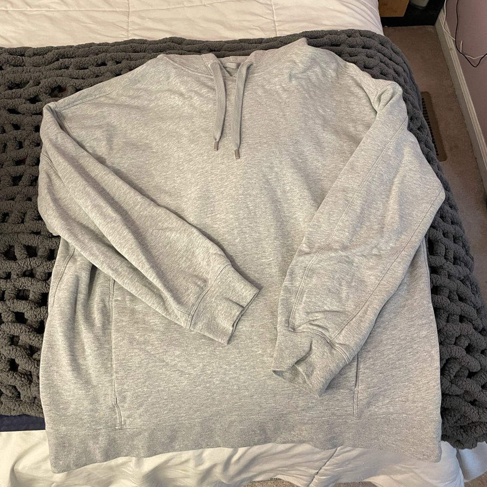 lululemon perfectly oversized women’s hoodie Heathered Core Light Grey size 10